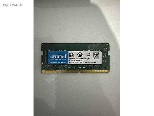 Crucial 8 GB ddr4 2666mhz ram sahibinden.comda - 1318693129