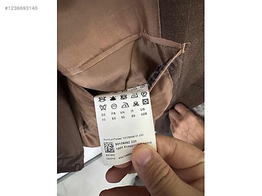 50 Beden Erkek Takım Elbise