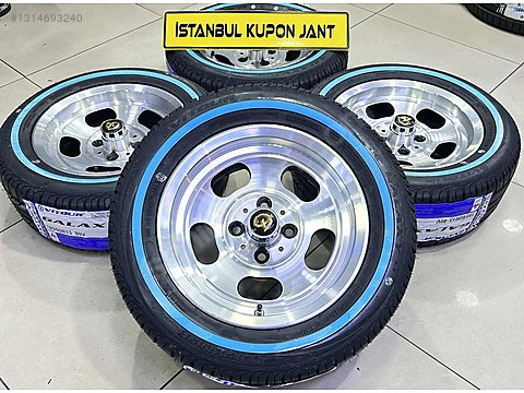 SIFIR!! Beyaz YANAKLI 185/60/13 Momo jant Lastik 2025 KAPALIKUTU