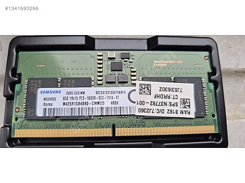 SAMSUNG DDR5 5600 MHZ 8GB RAM sahibinden.comda - 1341693266