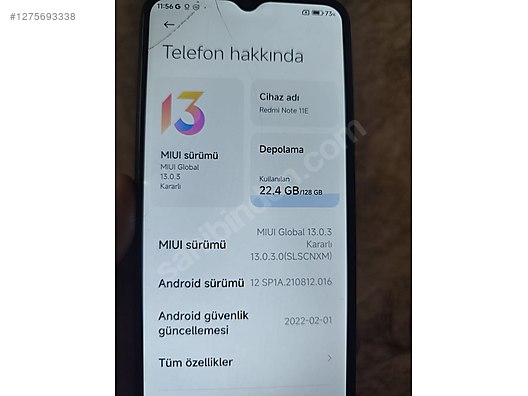 Used & Brand New Items / Cell Phones & Accessories / Cell Phones / Xiaomi / Redmi Note 11E