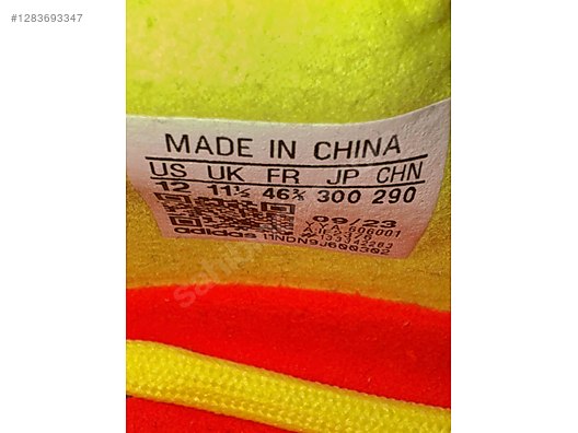 Çivili Sarı 46 Numara Adidas Krampon & Ayakkabı