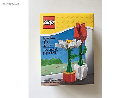  LEGO Flower Display (40187) 100 Piece Set : Toys & Games