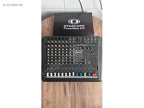 Dynacord PowerMate 600 Amfili Mikser Sorunsuz Temiz Kullanılmış on