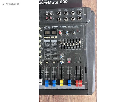 Dynacord PowerMate 600 Amfili Mikser Sorunsuz Temiz Kullanılmış on