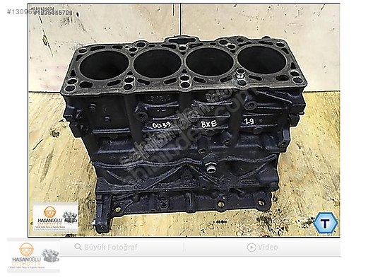 Bahanadia Kollage 廃盤 Otomobil & Arazi Aracı / Motor / VW CADDY 1.9 BLOK BXE BJB YARIM