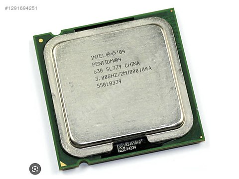 Pentium R Pin intel Pentium 4 HT 630 sl7z9 - 775 pin işlemci sahibinden.comda ...