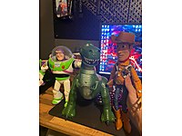 Oyuncak Hikayesi -Buzz Lightyear-Sheriff Woody-Dinazor Rex