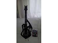 Wii gitar guitar hero rock band 3 oyun
