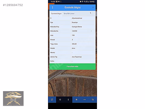 GAZLIGÖL DE TURİZM TEŞVİĞİNE UYGUN 954 M2 SATILIK ARSALAR #1285694752