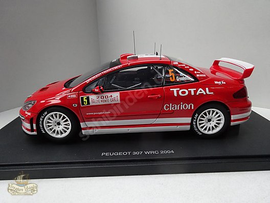 2004 PEUGEMOT307 AUOTart製 1/18 Gronholm 2004 PEUGEMOT307 AUOTart製 1/18 Gronholm Autoart Diecast