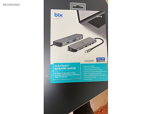 bix type c multi port adaptor usb coklayici ilanlari sahibinden com da 925695962