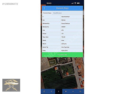 SUSUZ MRK. SAKARYA DA VİLLA YAPIMINA UYGUN ARSALAR #1285696072