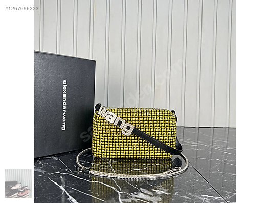 Alexander Wang Heiress Rhinestone Pouch İthal Ürün - Alexander