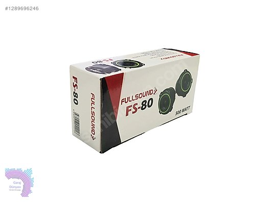 その他 duepecorecontono888 Hoparlör / Tweeter / Fullsound Fs-80 8cm 500WATT Dome Tweeter