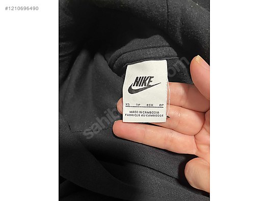 Nike XS Beden Siyah Kapu onlu Sweatshirt sahibinden da 1210696490