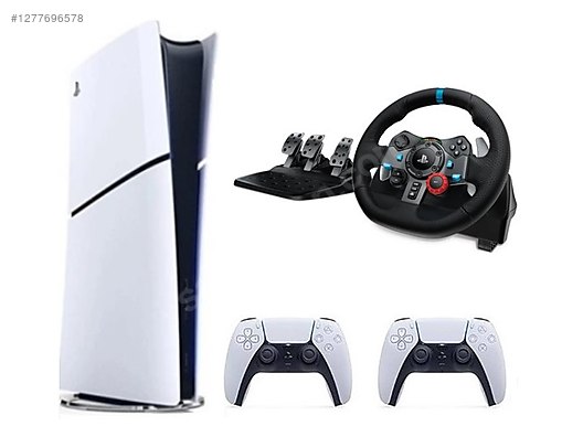 Resim Sony Playstation 5 Slim Dijital + 2.KOL+G29 DİREKSİYON 