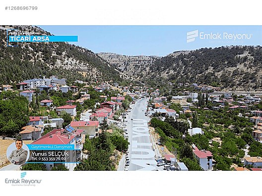 EMLAK REYONU Sertavul'da Ana Yol Cepheli Ticari Arsa SATIYOR #1268696799