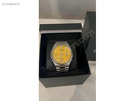 Citizen / Citizen Tsuyosa NJ0150-81Z Sarı Kadran Otomatik Saat