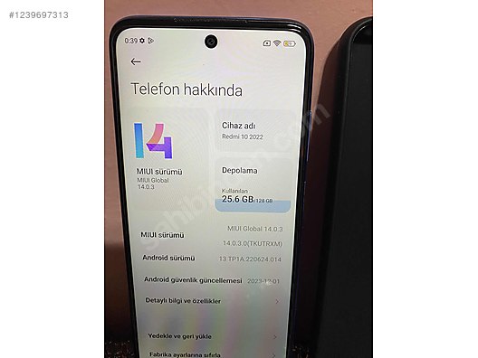 İkinci El ve Sıfır Alışveriş / Cep Telefonu & Aksesuar / Cep Telefonu / Xiaomi / Redmi 10 2022