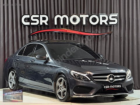 CSR MOTORS-2015 MERCEDES-BENZ C 200D BLUETEC AMG-İMZALI-NAVİGSYN