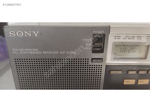 Sony Dijital Portatif Radyo - SONY ICF-2001D RADYO - 1288697901