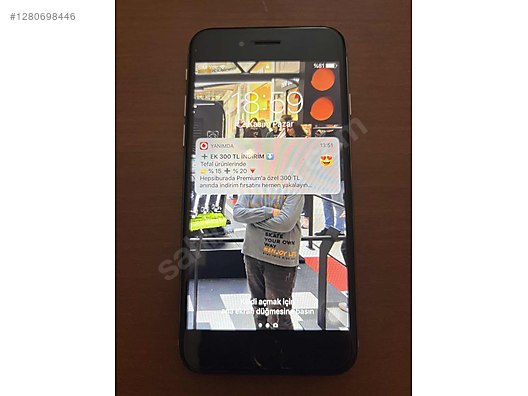 İkinci El ve Sıfır Alışveriş / Cep Telefonu & Aksesuar / Cep Telefonu / Apple / iPhone 6