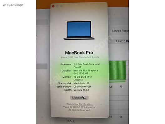 Apple Macbook / MacBook Pro A1708 2017 sahibinden.comda - 1274698601