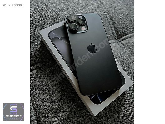 Apple / iPhone 16 Pro Max / İPHONE 16 PRO MAX SİYAH ÇİFT SİM
