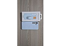 Samsung Galaxy S24 Kordonlu & Standlı Silikon Kılıf- Buz Mavisi