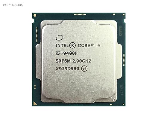 İNTEL İ5 9400F 2.90 GHZ UP 4.10GHZ LGA 1151 PİN 9. NESİL İŞLEMCİ