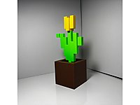 Minecraft Çiçeği Dekoratif