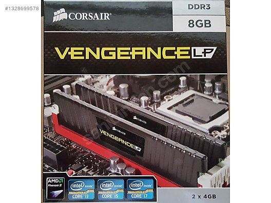 Corsair Vengeance LP Ddr3 8 GB (2X4GB) Dual Kit Ram sahibinden