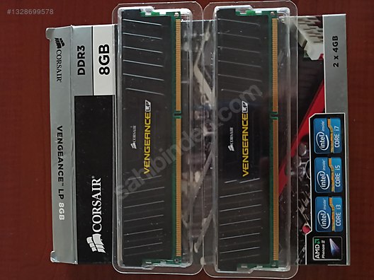 Corsair Vengeance LP Ddr3 8 GB (2X4GB) Dual Kit Ram sahibinden