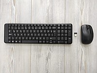 LOGİTECH MK-220 KABLOSUZ KLAVYE-MOUSE(M-150) SETİ.Mini USB Alıcı