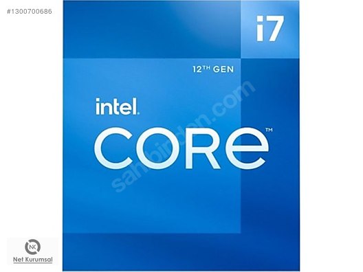 Intel Core i7-12700【中古】　　　a30 INTEL CORE i7-12700 İŞLEMCİ 25M ÖNBELLEK 4,90 GHZ PN: SRL4Q