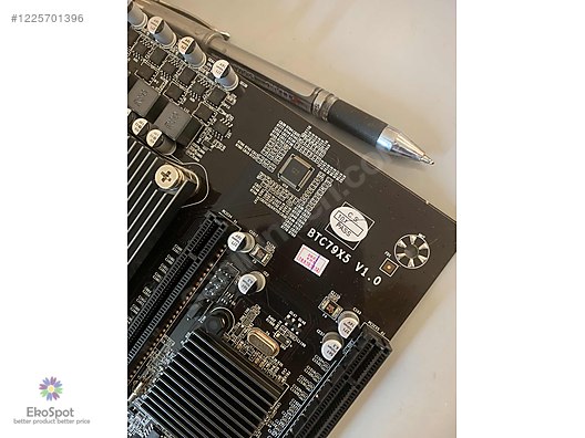 BTC79X5 LGA 2011 DDR3 BTC Mining Anakart at