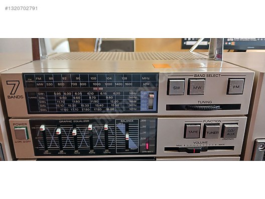ビンテージ　SONY CFS-9000 テーブルコンポーネント SONY CFS 9000 - İkinci El Sony Müzik Seti & Teyp modelleri