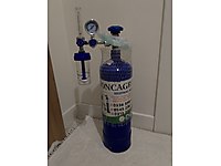 sıfır hiç kullanılmamış 5 lt oksijen tüpü #1282703357