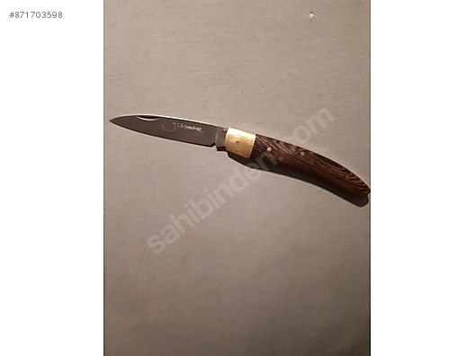 El Yapimi Kok Ceviz Kademeli Katlanir Yayli Cep Cakisi Bicak Cenneti
