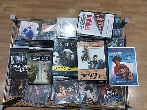 TOPTAN FİYATINA ORİJİNAL 800 ADET VCD 180 ADET DVD FİLM - Toplu