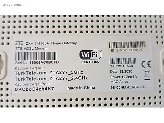 ZTE Zxhn H168a Vdsl2 Adsl2 Ve Fiber 2.4ghz 5.0 Ghz Modem Router