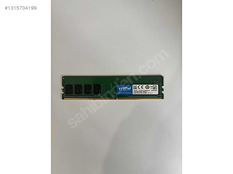 Crucial 8 GB DDR4 2400 MHz Ram sahibinden.comda - 1315704199