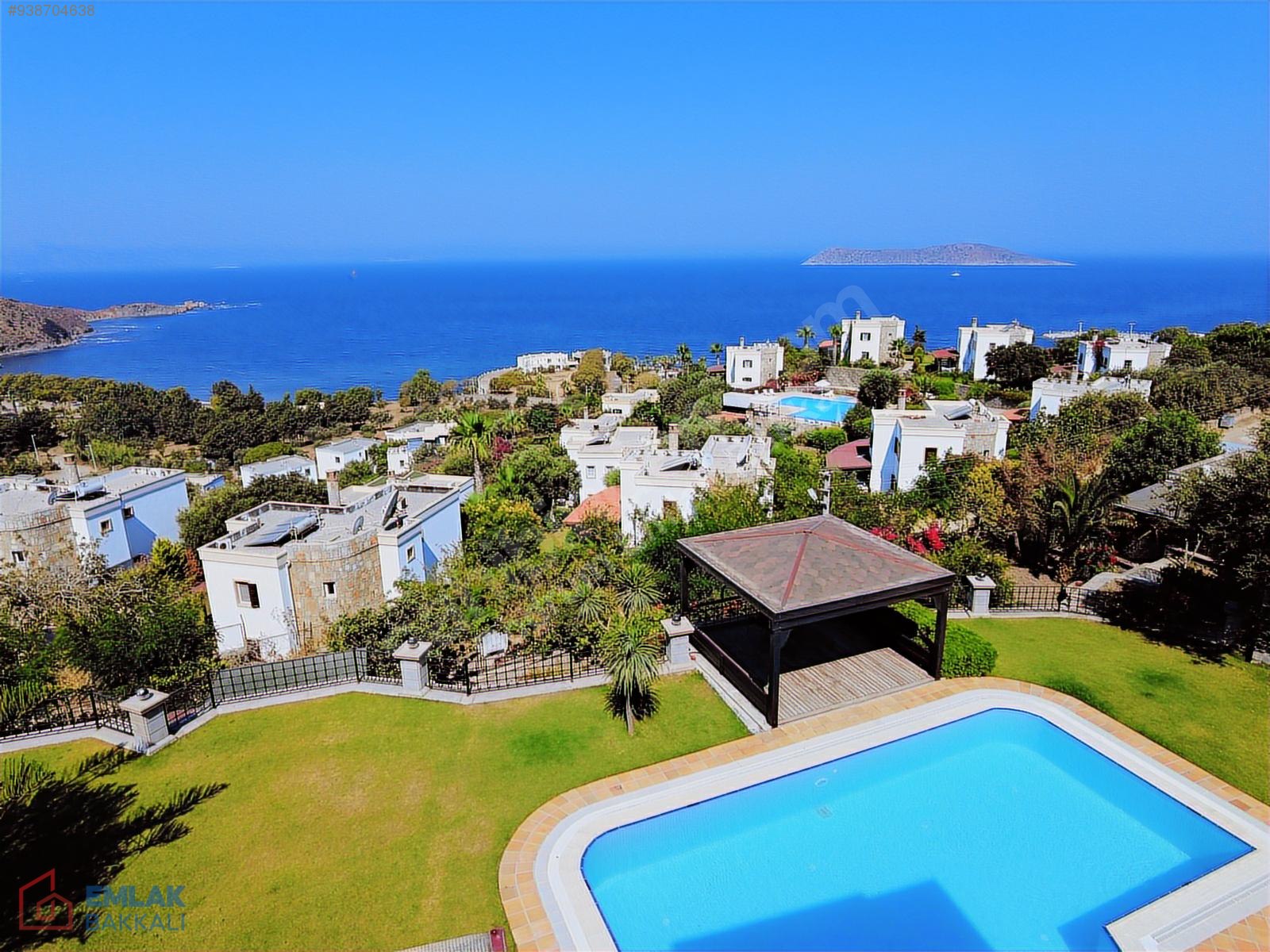 Bodrum Gümüşlük Koyunbaba Full Deniz Manzaralı Havuzlu Villa Satılık