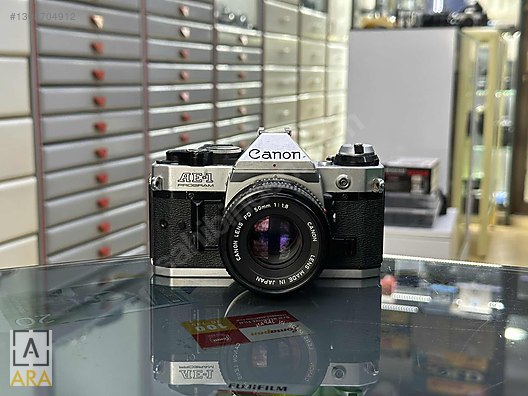 35mm Filmli SLR / Canon / Canon AE-1 Program 50mm 1.8 sahibinden