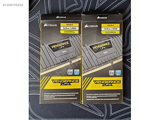 CORSAIR VENGEANCE LPX 8X2 16 GB 3200 MHZ RAM sahibinden.comda