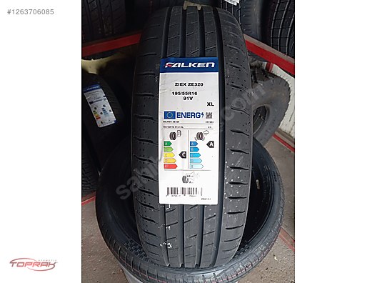 1955516***195/55 R16 ZIEX ZE320 FALKEN YENİ YAZ LASTİĞİ on