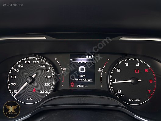 OTOFENİX 2021 FIAT EGEA 1.3 MJT EASY PLUS MANUEL 98.721 KM