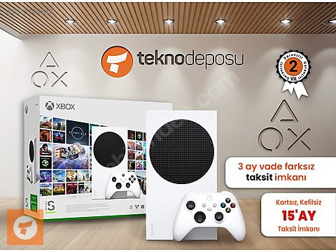 XBOX SERİES S SIFIR KAPALI KUTU 2.YIL GARANTİLİ K.KARTINA 3 TKST