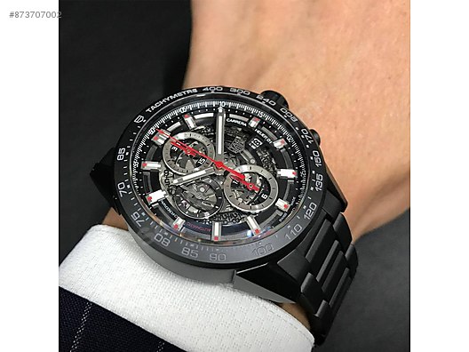 Tag Heuer Tag Heuer Carrera Heuer 01 All Black Chonograph 2020 At Sahibinden Com 873707002